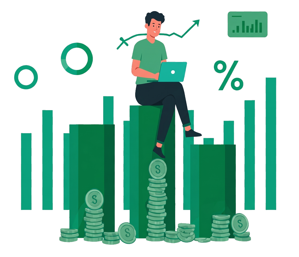 Business growth illustration